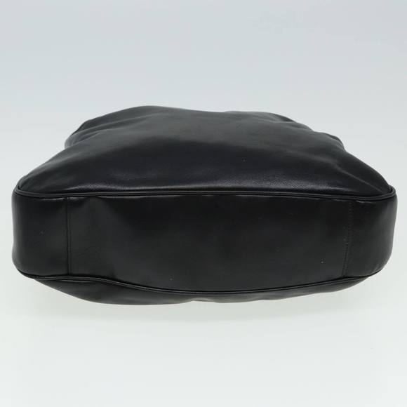 GUCCI Bamboo Hand Bag Leather Black Auth 80628 - Picture 9 of 16